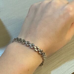 18 k  gold plated bracelet for Women 7"